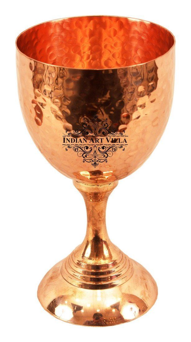Glass Lined Tumbler - Copper  Tumbler, Glass, Wine chiller