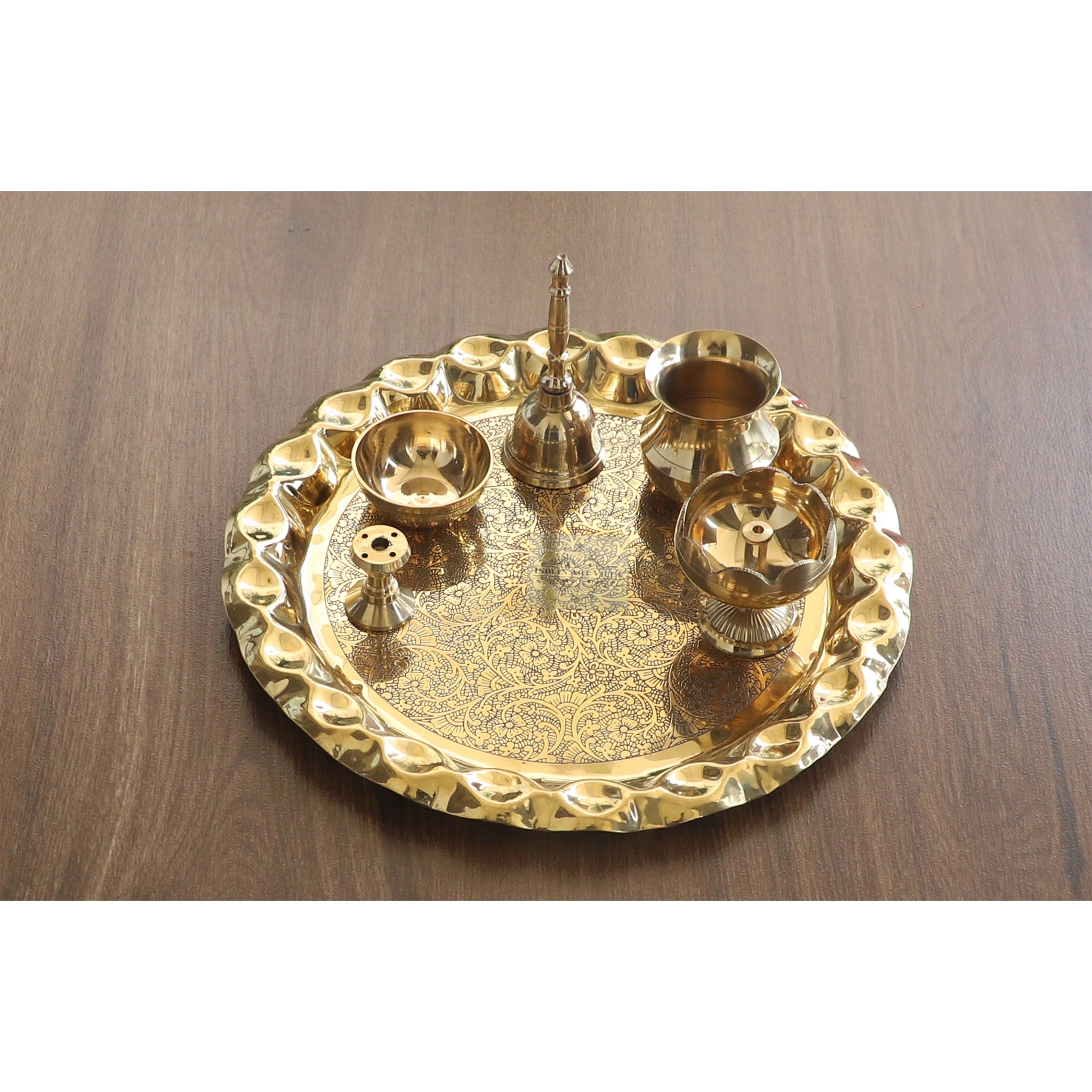 Brass Pooja Thali 2024 Set