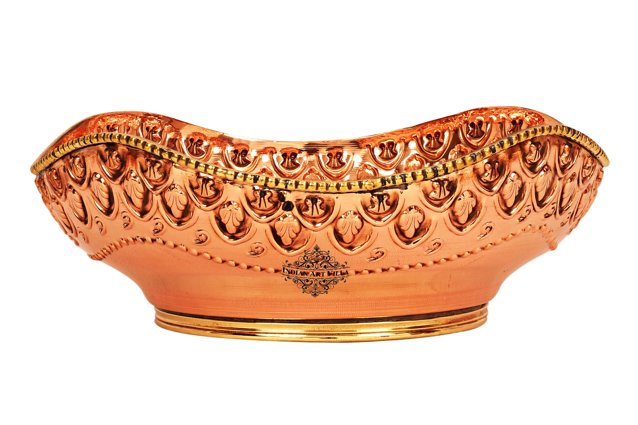 Vintage buying Brass Decorative Fruit Bowl India