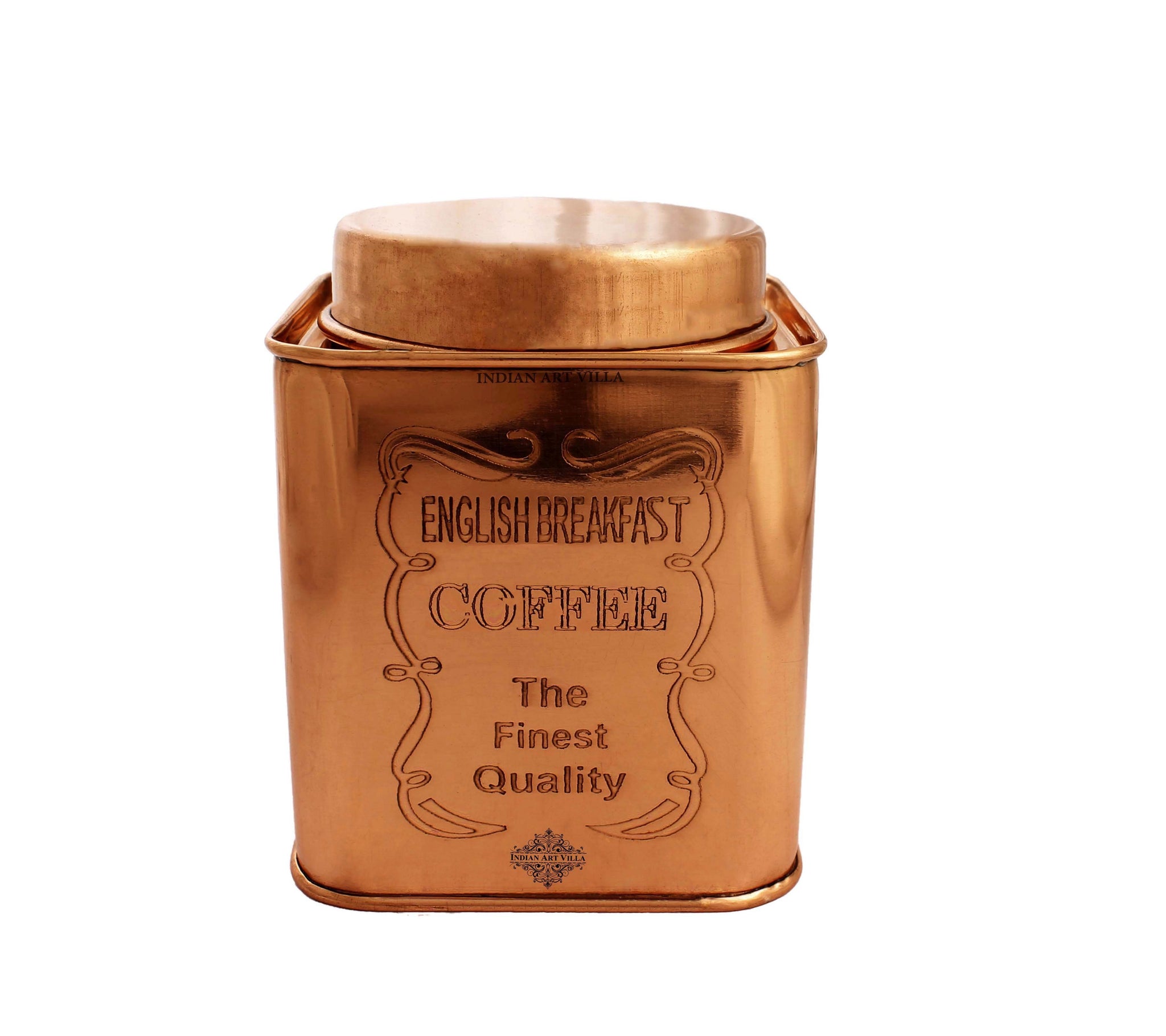 Copper tea and coffee fashion canisters