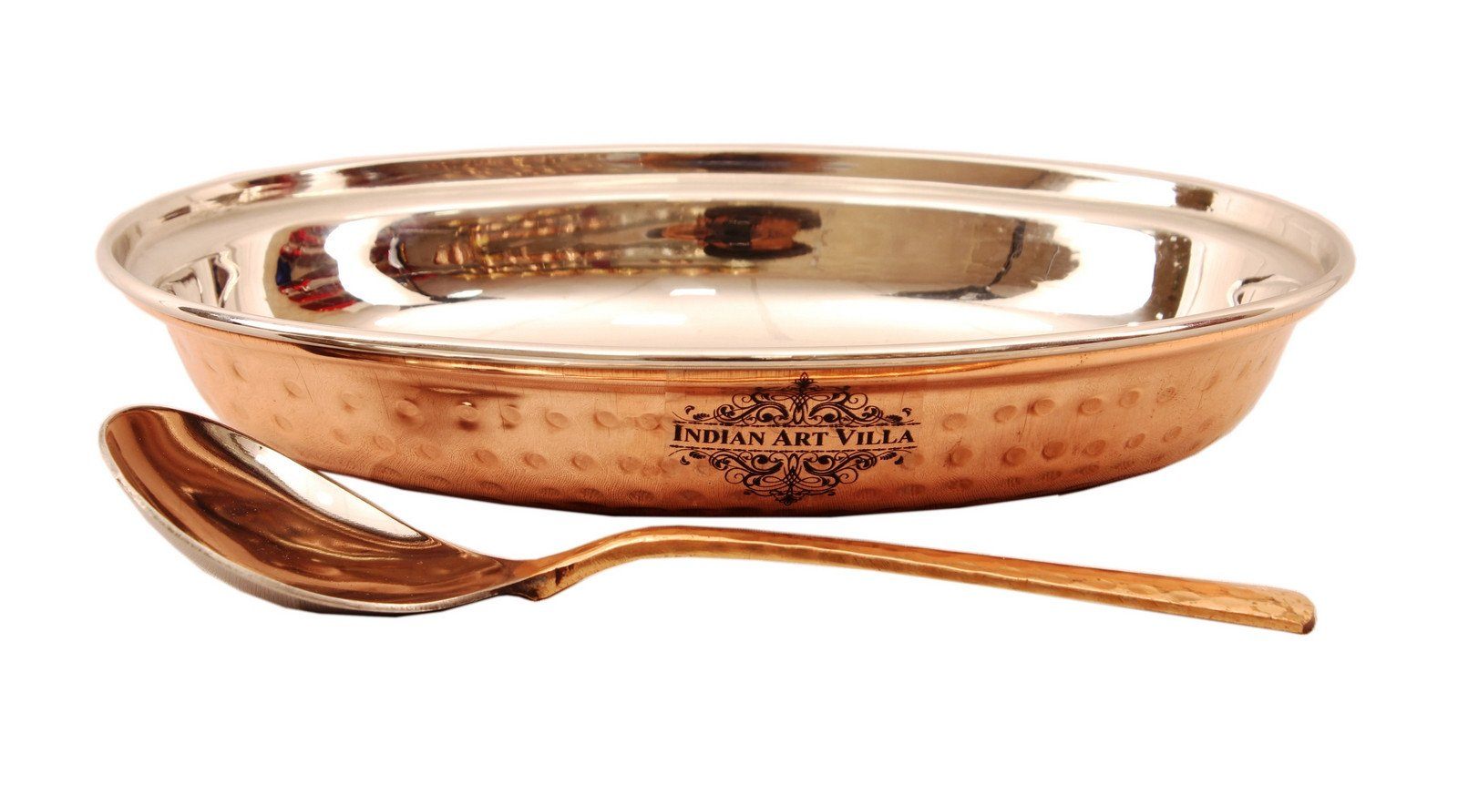 Copper serving dishes indian best sale