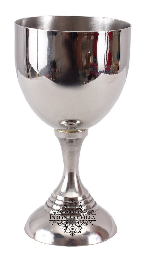 INDIAN ART VILLA Steel Plain Glass Tumbler Cup Serving Drinking Water –  IndianArtVilla